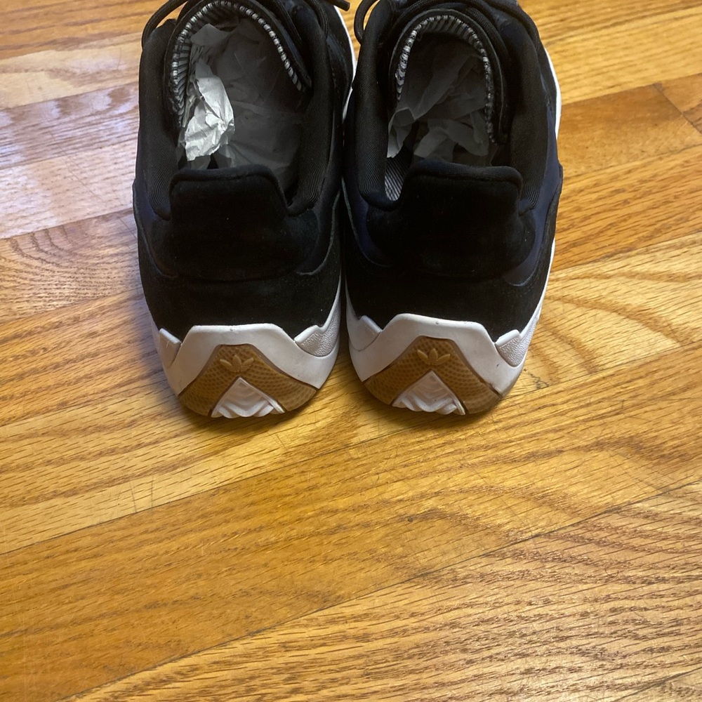 Adidas  Puig Men's Black and Gold Sneakers - Picture 4 of 6